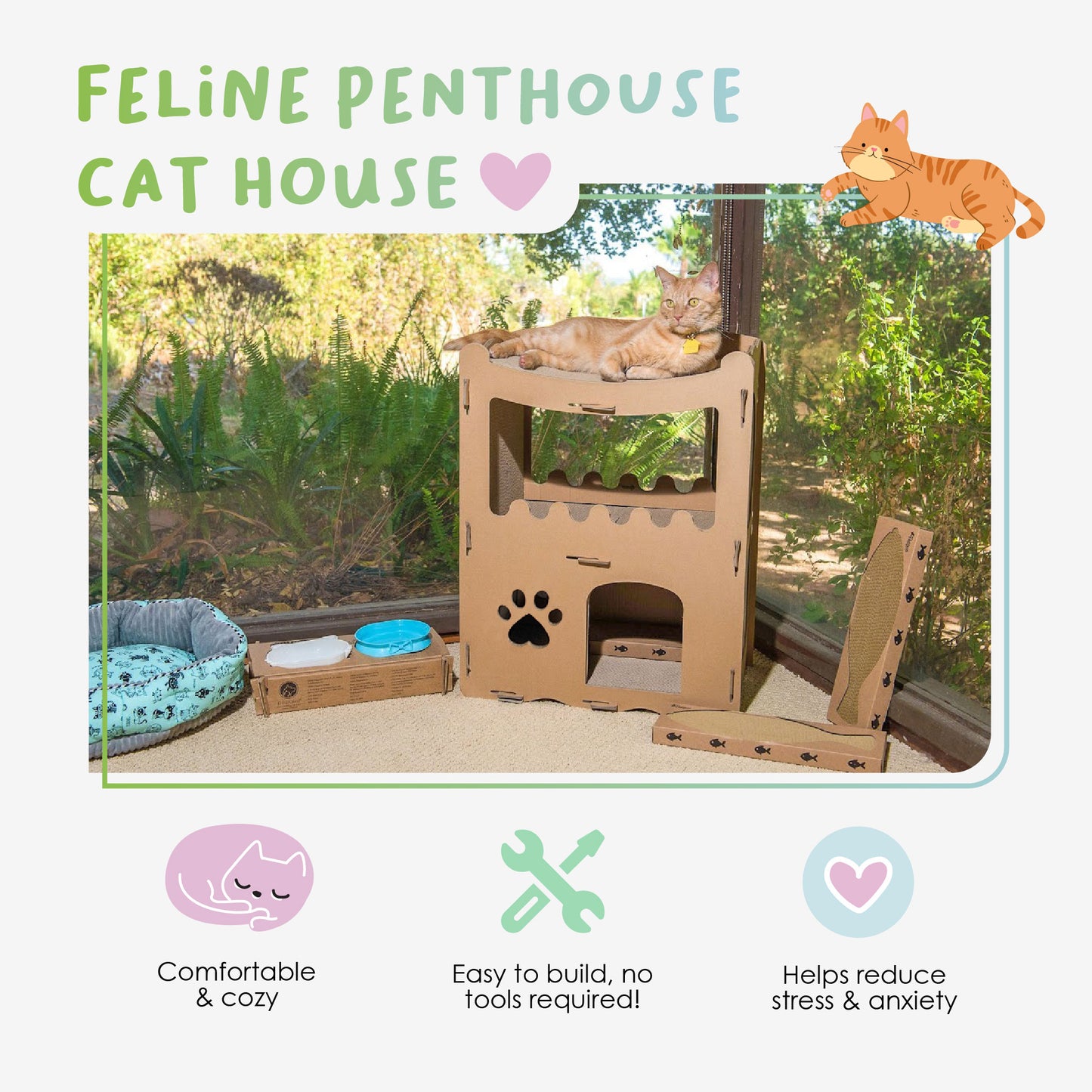 feline penthouse cat house