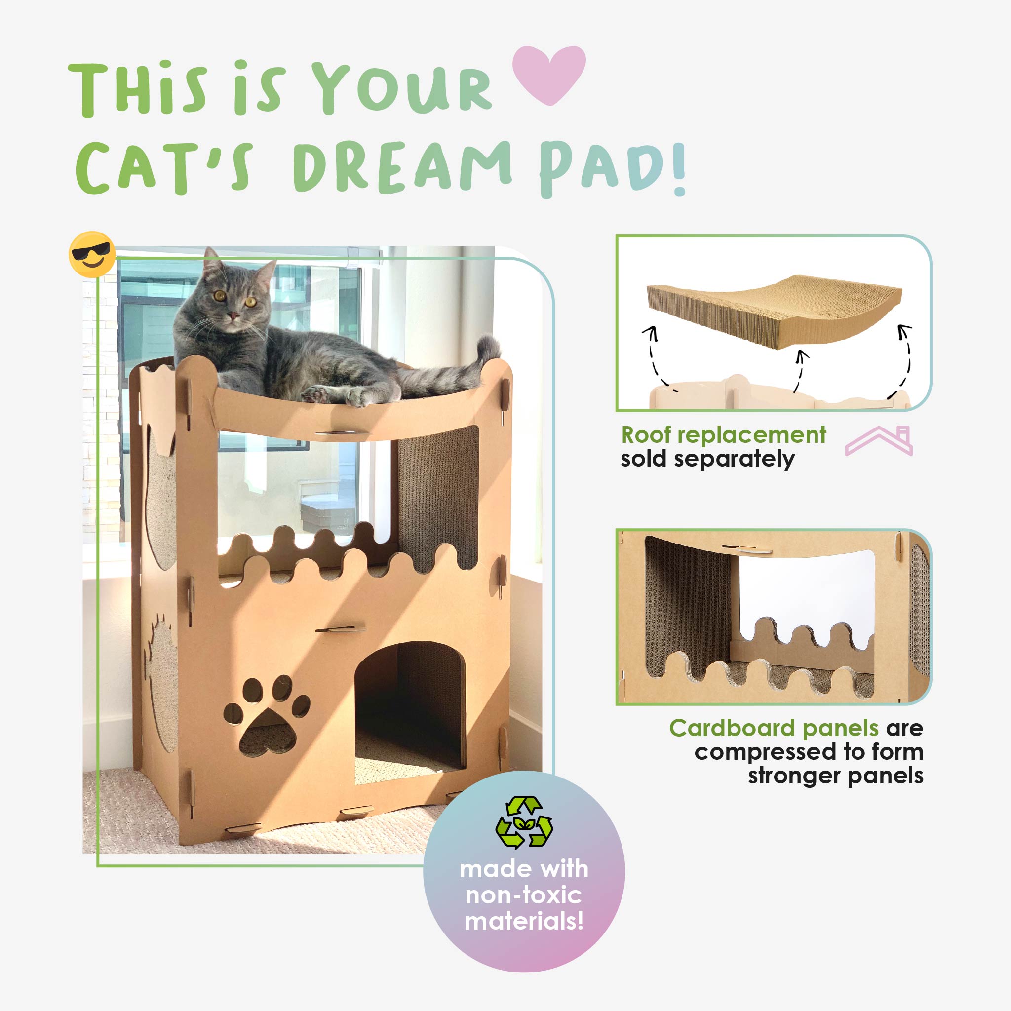 Cat house best sale made from tires