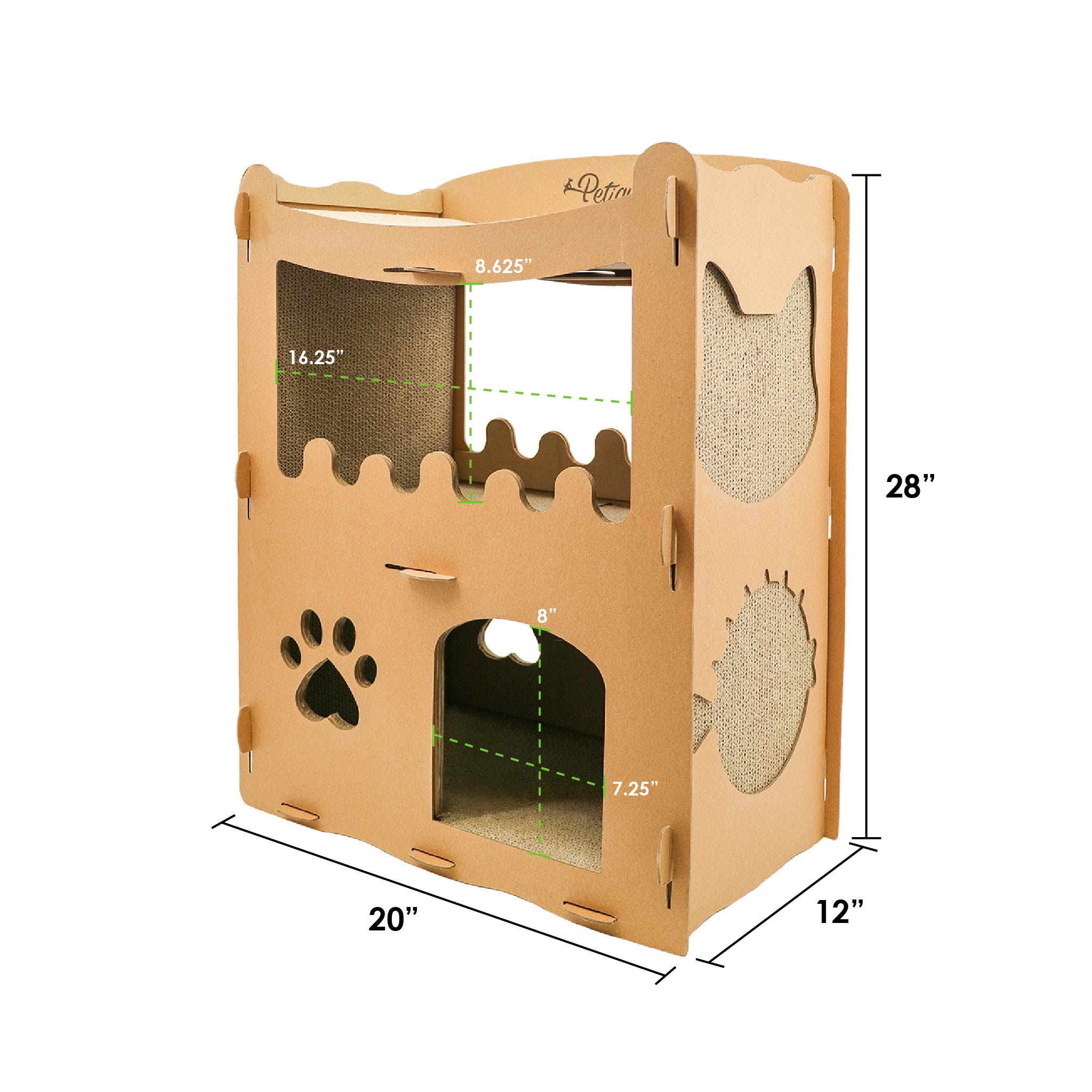Pawslife cat scratcher house outlet