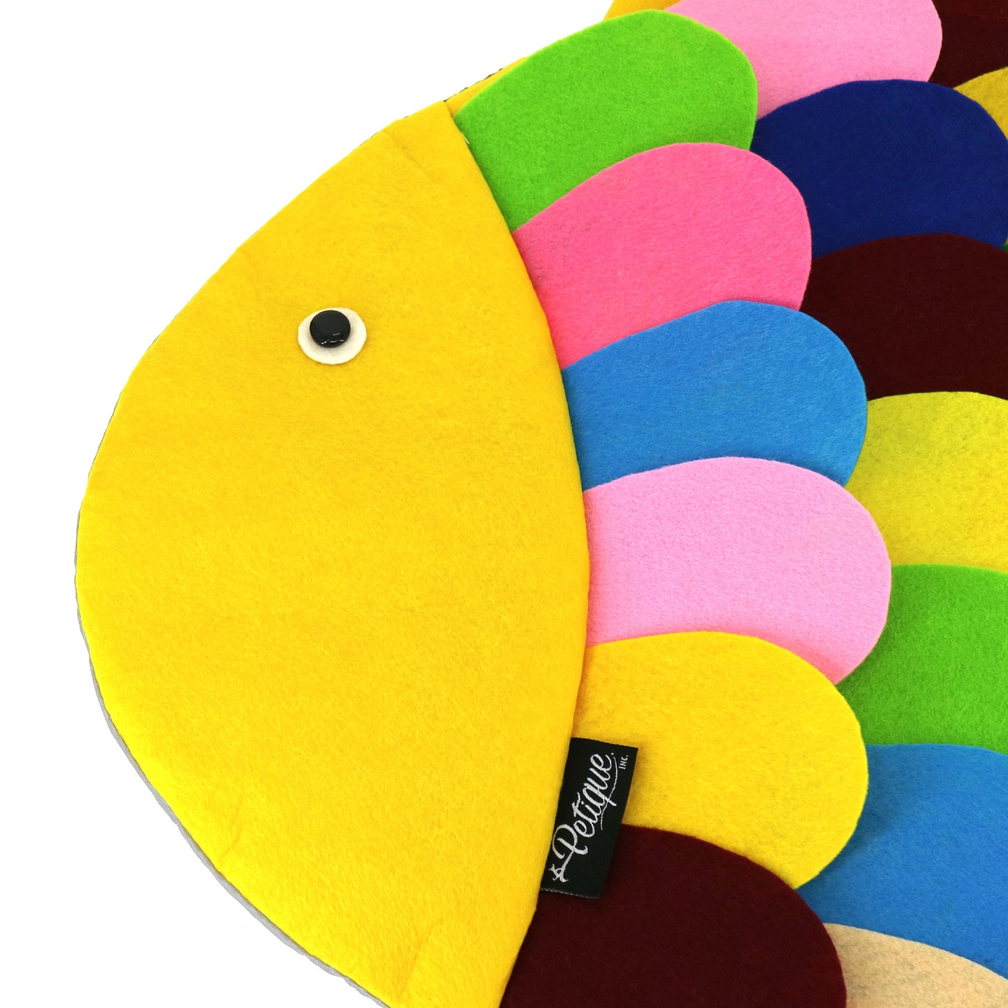 Snuffle Mat Puzzle Pad – Fish Colorful Felt for Treats, Interactive & Engaging, Easy to Clean, Handmade with Love. Mental & Physical Stimulation, Prevents Destructive Behavior, Slows Eating, Encourages Foraging Skills, Relieves Excess Energy, for Pets