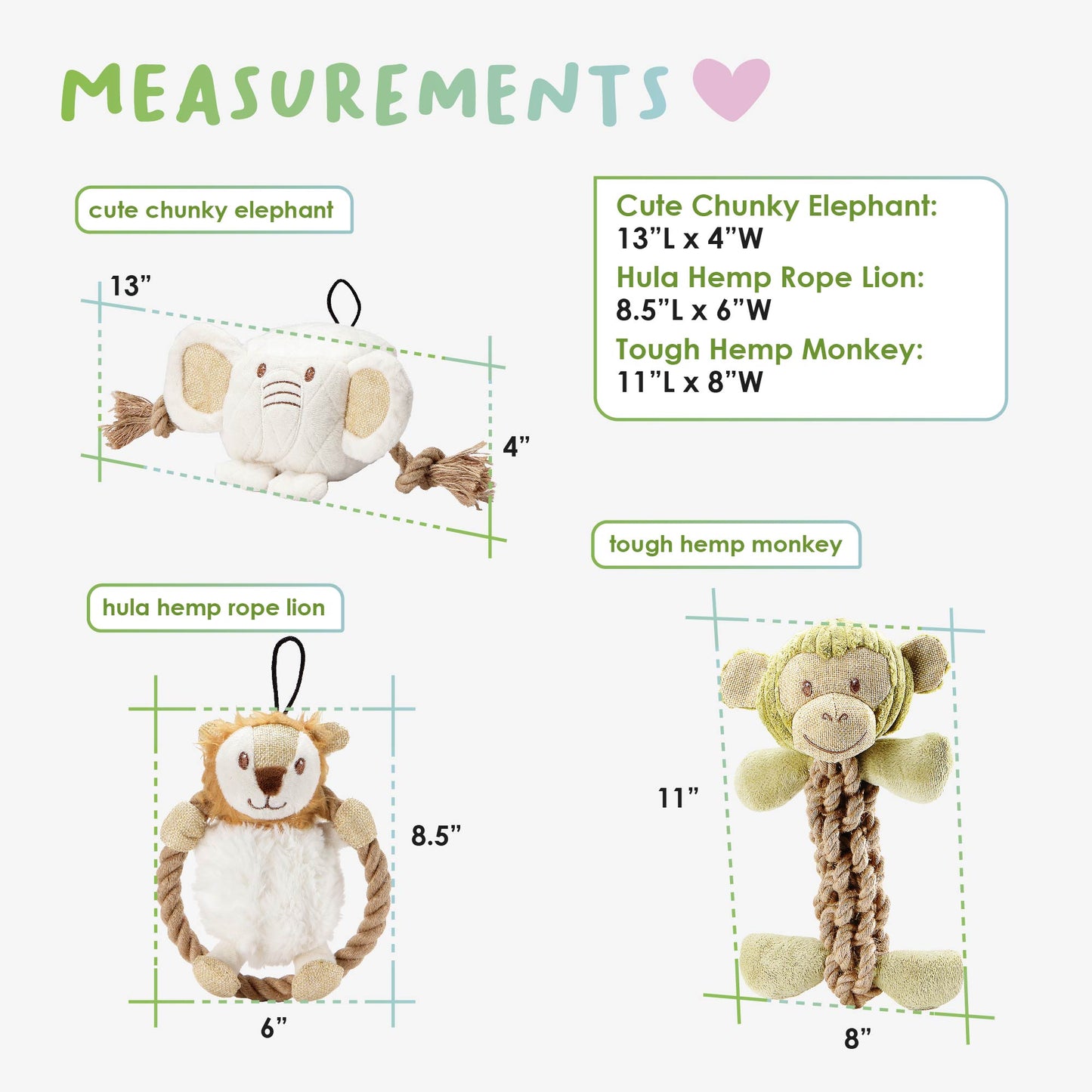 3 Piece Hemp Pet Toy Bundle Pack: Durable, Non-Toxic & Fun Dog Toys - Tough Rope & Squeaker Chew Toys for Safe, Healthy, and Happy Pets, Eco-Friendly & Mold-Resistant, Perfect for Chewers & Playtime, CE Certified Pet Toys