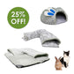 Hide & Seek 3 Piece Bundle Pack: Pet Sleep & Play House Bundle for Cats, Bunnies, Small Animals, Interactive Tunnel Mat, Critter Dome, and Critter Tunnel, Durable Fabric, Anxiety-Relief, Perfect for Play, Sleep, Easy to Clean, Pet Gift Set