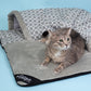 Hide & Seek 3 Piece Bundle Pack: Pet Sleep & Play House Bundle for Cats, Bunnies, Small Animals, Interactive Tunnel Mat, Critter Dome, and Critter Tunnel, Durable Fabric, Anxiety-Relief, Perfect for Play, Sleep, Easy to Clean, Pet Gift Set