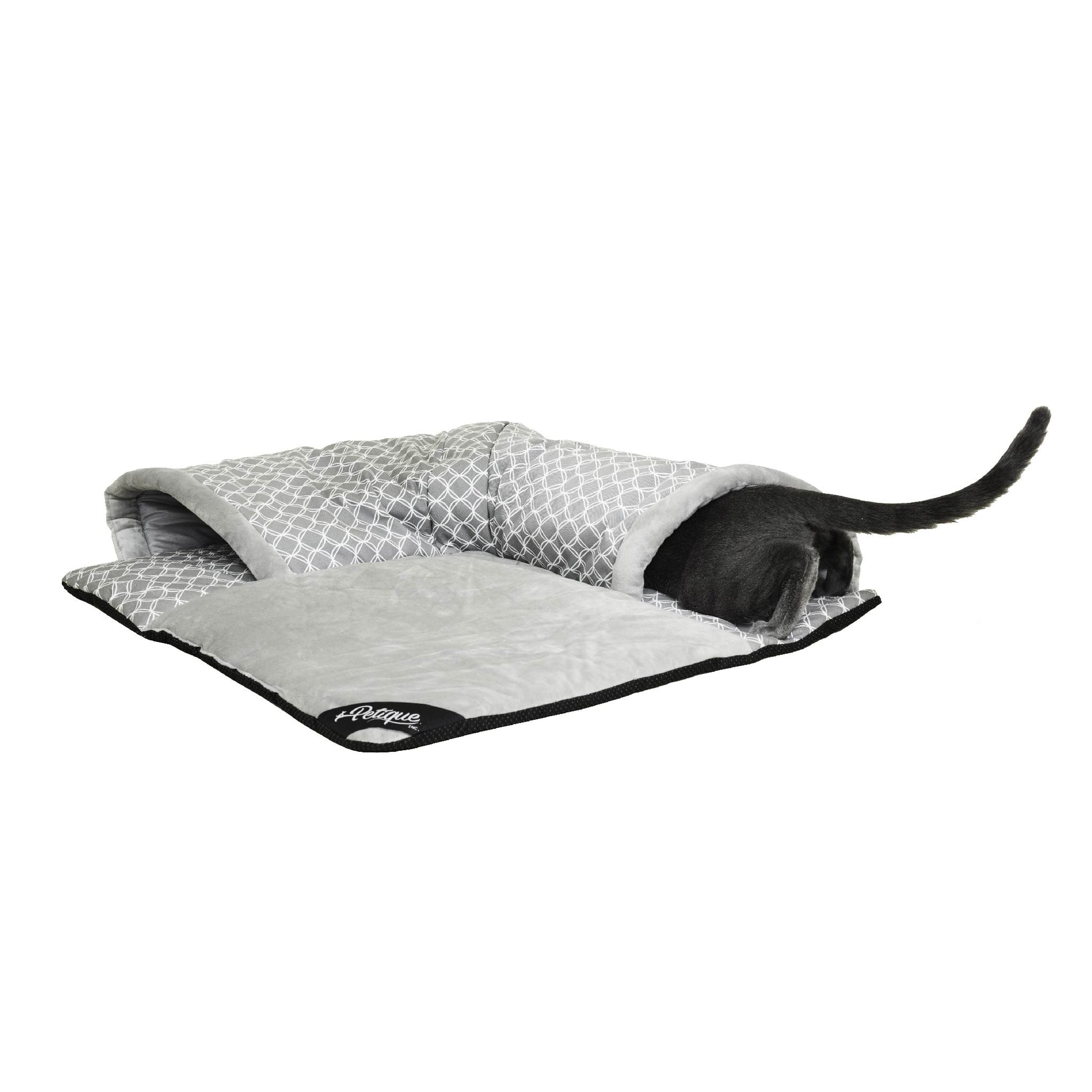 cat inside hide and seek play mat petique