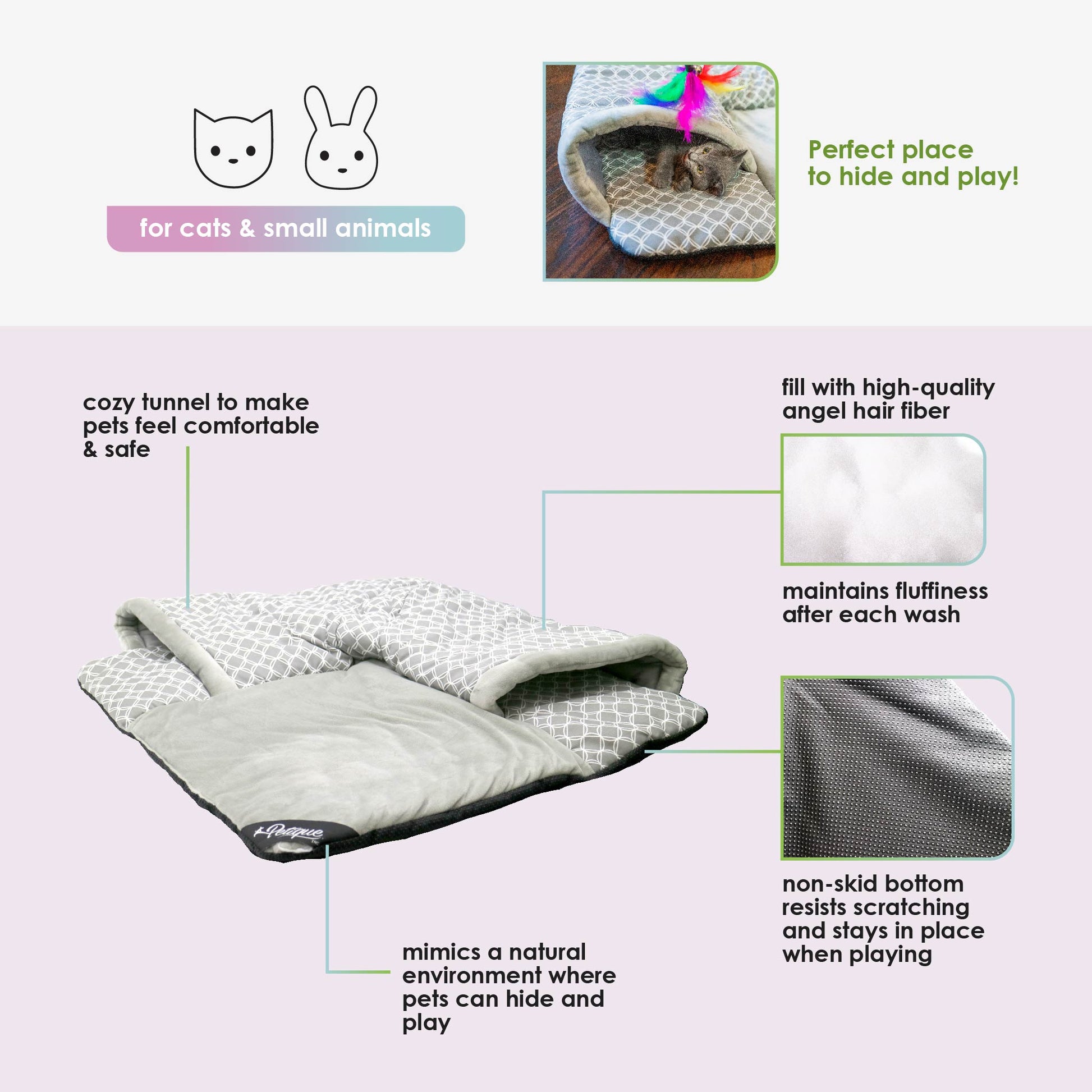hide and seek play mat features petique