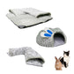 Hide & Seek 3 Piece Bundle Pack: Pet Sleep & Play House Bundle for Cats, Bunnies, Small Animals, Interactive Tunnel Mat, Critter Dome, and Critter Tunnel, Durable Fabric, Anxiety-Relief, Perfect for Play, Sleep, Easy to Clean, Pet Gift Set