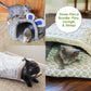 Hide & Seek 3 Piece Bundle Pack: Pet Sleep & Play House Bundle for Cats, Bunnies, Small Animals, Interactive Tunnel Mat, Critter Dome, and Critter Tunnel, Durable Fabric, Anxiety-Relief, Perfect for Play, Sleep, Easy to Clean, Pet Gift Set