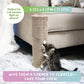 Kitty Corner Cat Scratching Post (2 Pieces): Eco-Friendly, Sustainable, Compostable, Non-Toxic, Double Stick Foam Tape Included, Durable Cardboard, Patented, for Cats