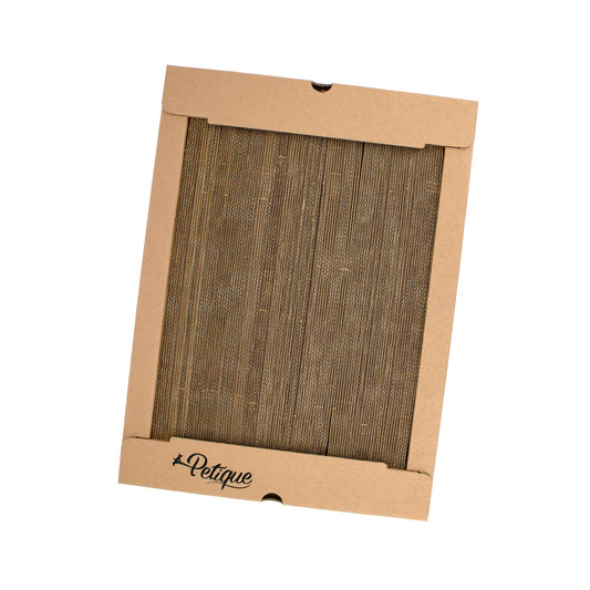 Long-Lasting Reversible Scratch Board, 100% Eco-Friendly, Food Grade Cardboard, Non-Toxic, No Harmful Chemicals, Light & Sturdy, Plant-Based Glue, Reversible Panels, Compostable, Sustainable, Biodegradable