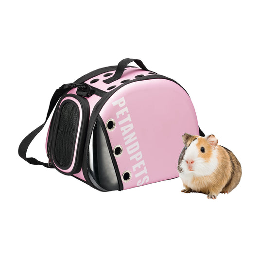Macaron Pet Carrier: Optimal Airflow, Quality Mesh Windows, Peek-a-Boo Window, Collapsible, Adjustable Strap, Supports 25 LB