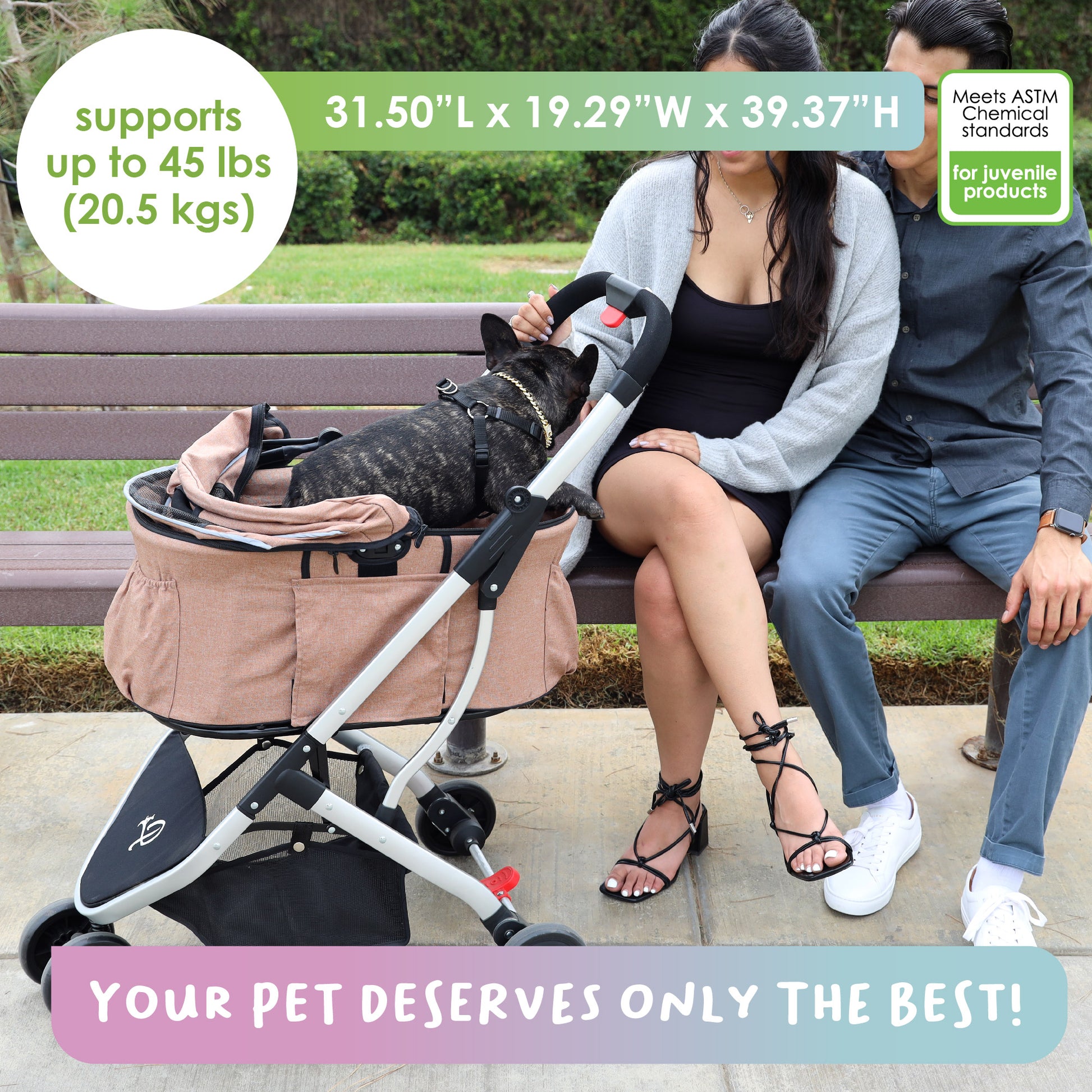 newport pet stroller for the park