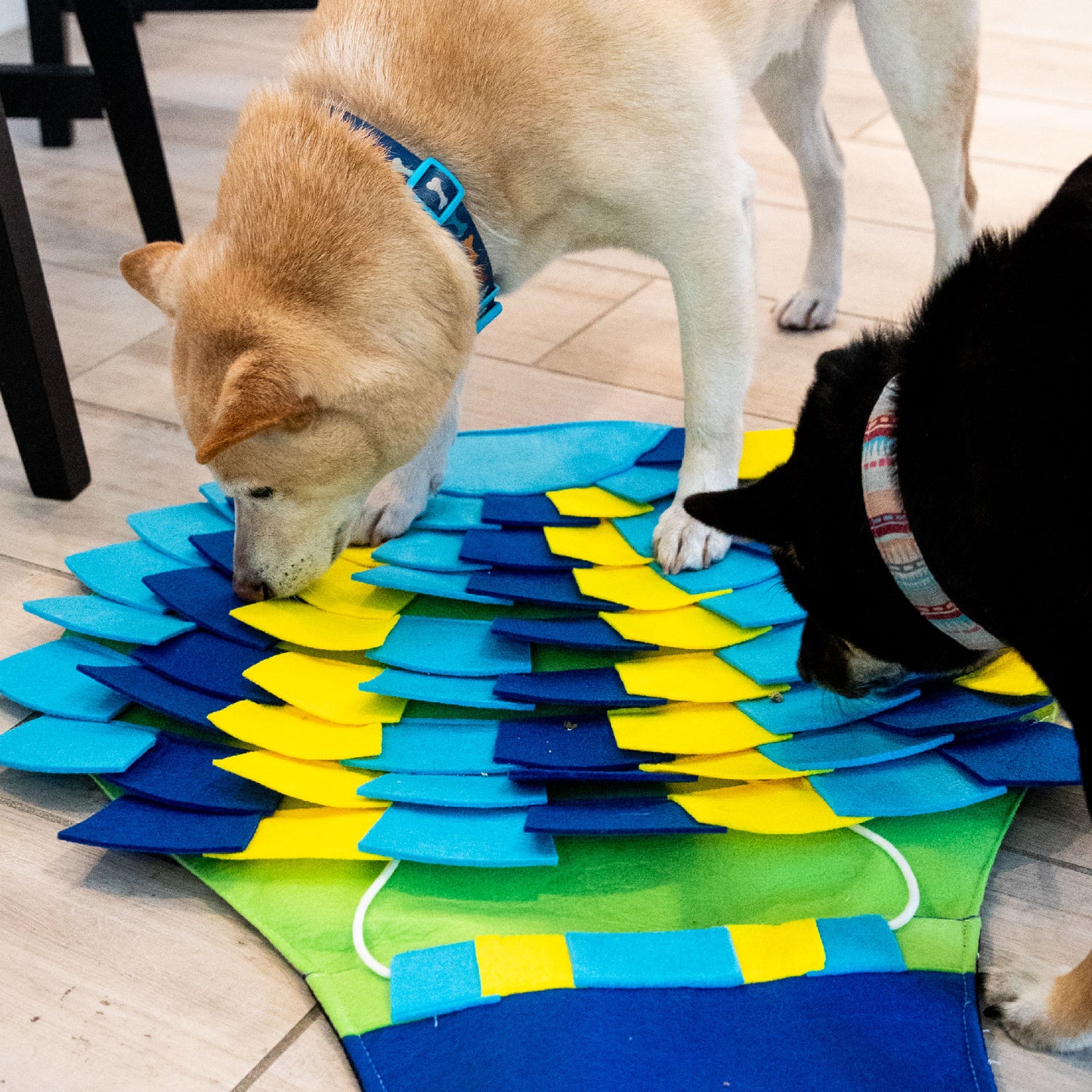 Snuffle Mat Puzzle Pad - Paradise Hot Air Balloon: Colorful Felt for Treats, Interactive & Engaging, Easy to Clean, Mental & Physical Stimulation, Prevents Destructive Behavior, Slows Eating, Encourages Foraging Skills, Relieves Excess Energy, for Pets