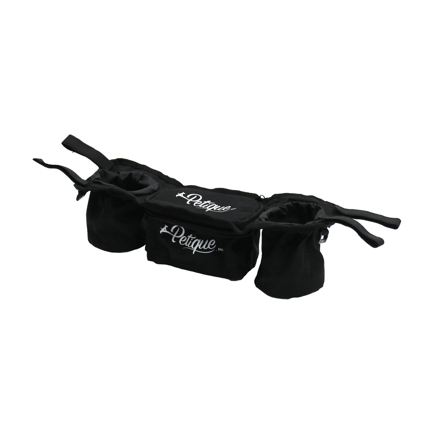 Portable Stroller Organizer: Easy Attach & Secure, Fits Pet Jogger/Stroller Handles, Stores Beverages, Phones, Treats, Keys, Foldable into Pouch, Secure Pocket, Holds 2 Cups, COMPATIBLE ONLY with our Trailblazer Pet Jogger & All Terrain Pet Jogger