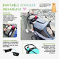 Portable Stroller Organizer: Easy Attach & Secure, Fits Pet Jogger/Stroller Handles, Stores Beverages, Phones, Treats, Keys, Foldable into Pouch, Secure Pocket, Holds 2 Cups, COMPATIBLE ONLY with our Trailblazer Pet Jogger & All Terrain Pet Jogger