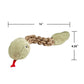 Tough Hemp Rattlesnake Dog Toy: Non-Toxic, Squeaky & Crinkly, Mentally & Physically Stimulating for Chewing & Fetching, Durable Hemp Rope for Dental Cleaning & Gum Massage, Perfect for Chewers & Destructive Pets