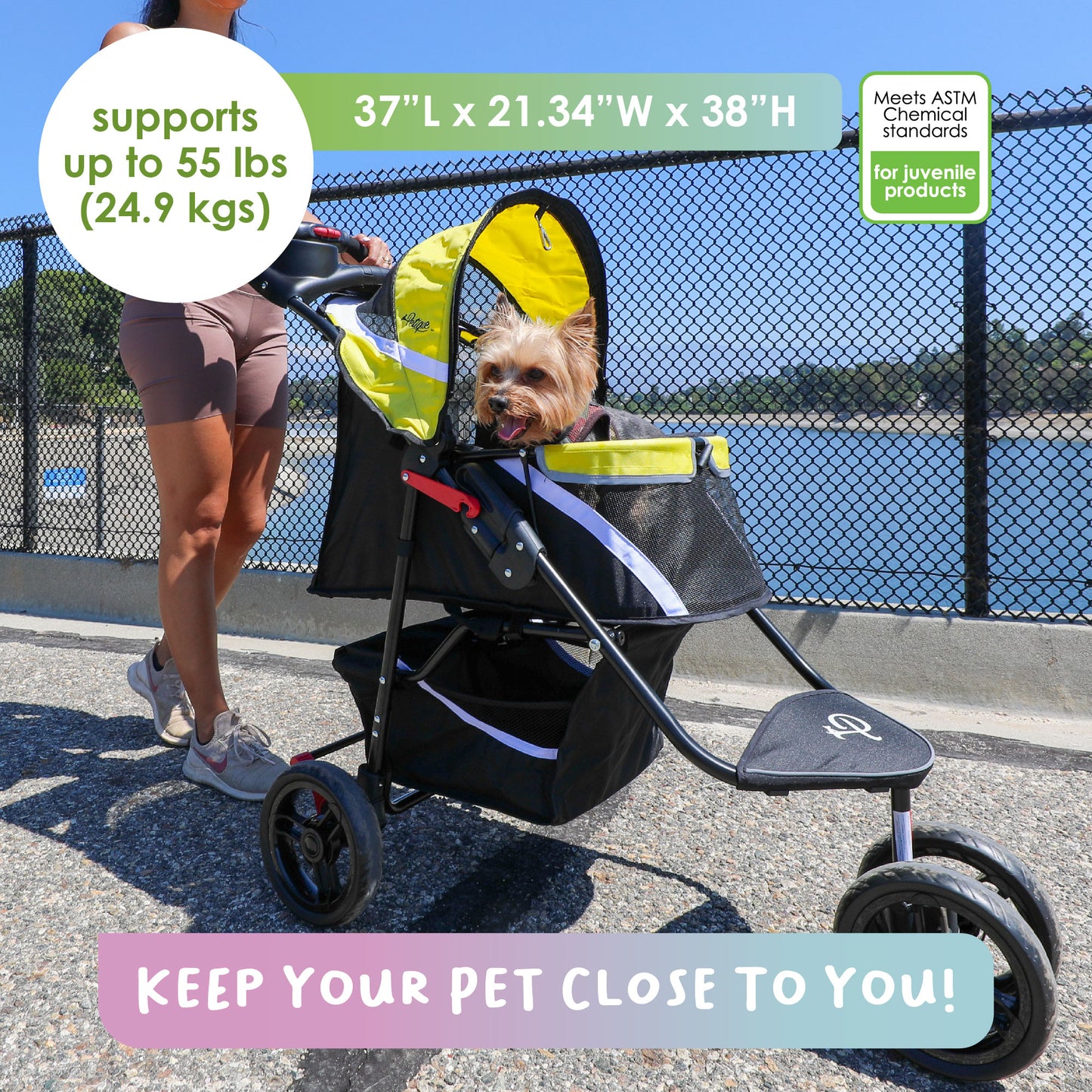 revolutionary pet stroller for small to medium dogs