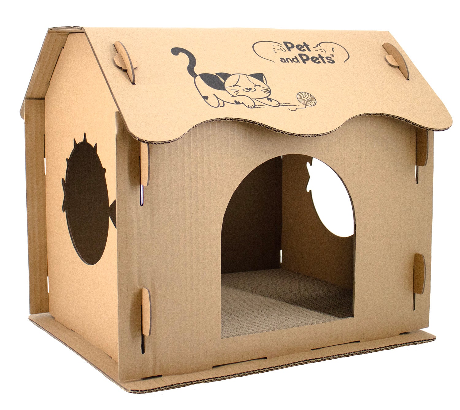 petique scratch pad cat house