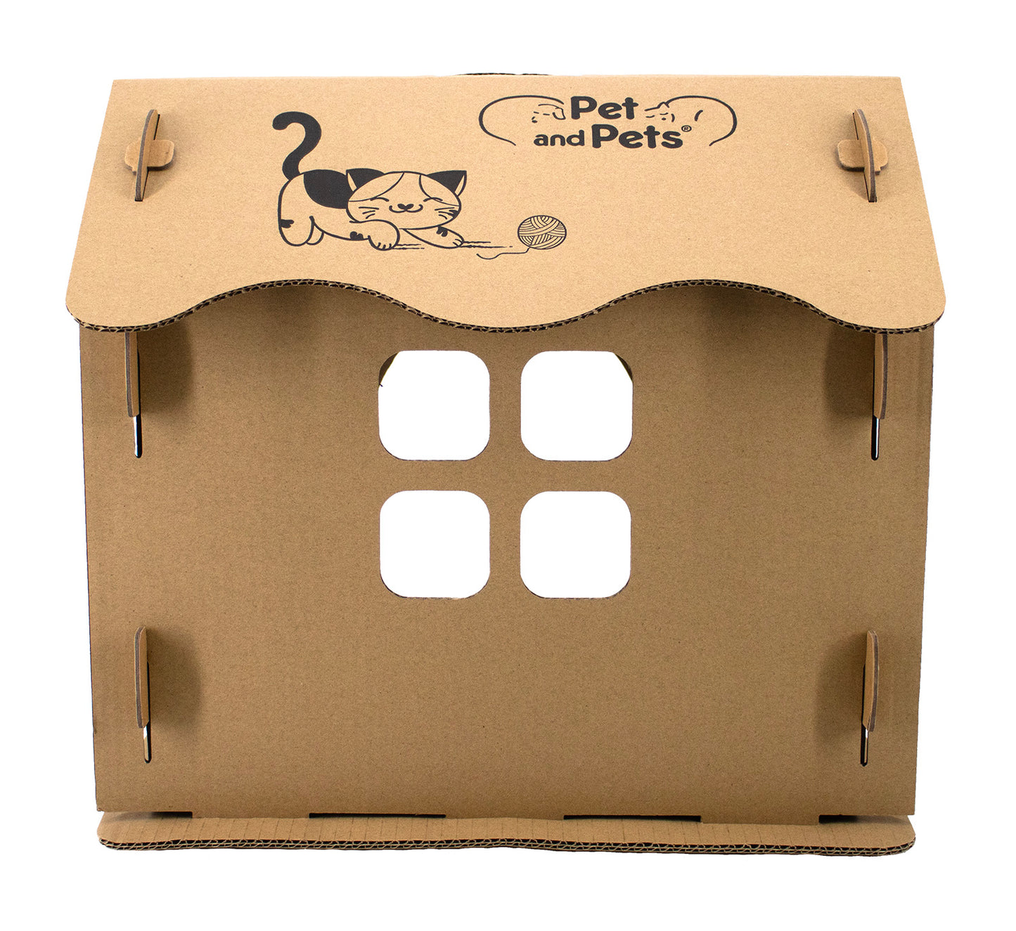 scratch pad cat house back with windows