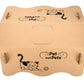 scratch pad cat house rooftop with handle