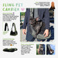 Sling Pet Carrier: Hands-Free, Over-the-Shoulder, Adjustable Leash, Padded Strap, Pee Pad Insert, Secure Pocket, Sturdy Board for Dogs, Cats, Small Animals, Supports up to 22 LBS