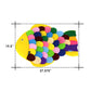 Snuffle Mat Puzzle Pad – Fish Colorful Felt for Treats, Interactive & Engaging, Easy to Clean, Handmade with Love. Mental & Physical Stimulation, Prevents Destructive Behavior, Slows Eating, Encourages Foraging Skills, Relieves Excess Energy, for Pets