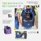 The Backpacker Pet Carrier + Chunky Monkey Dog Toy Bundle