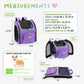 the backpacker pet carrier measurements