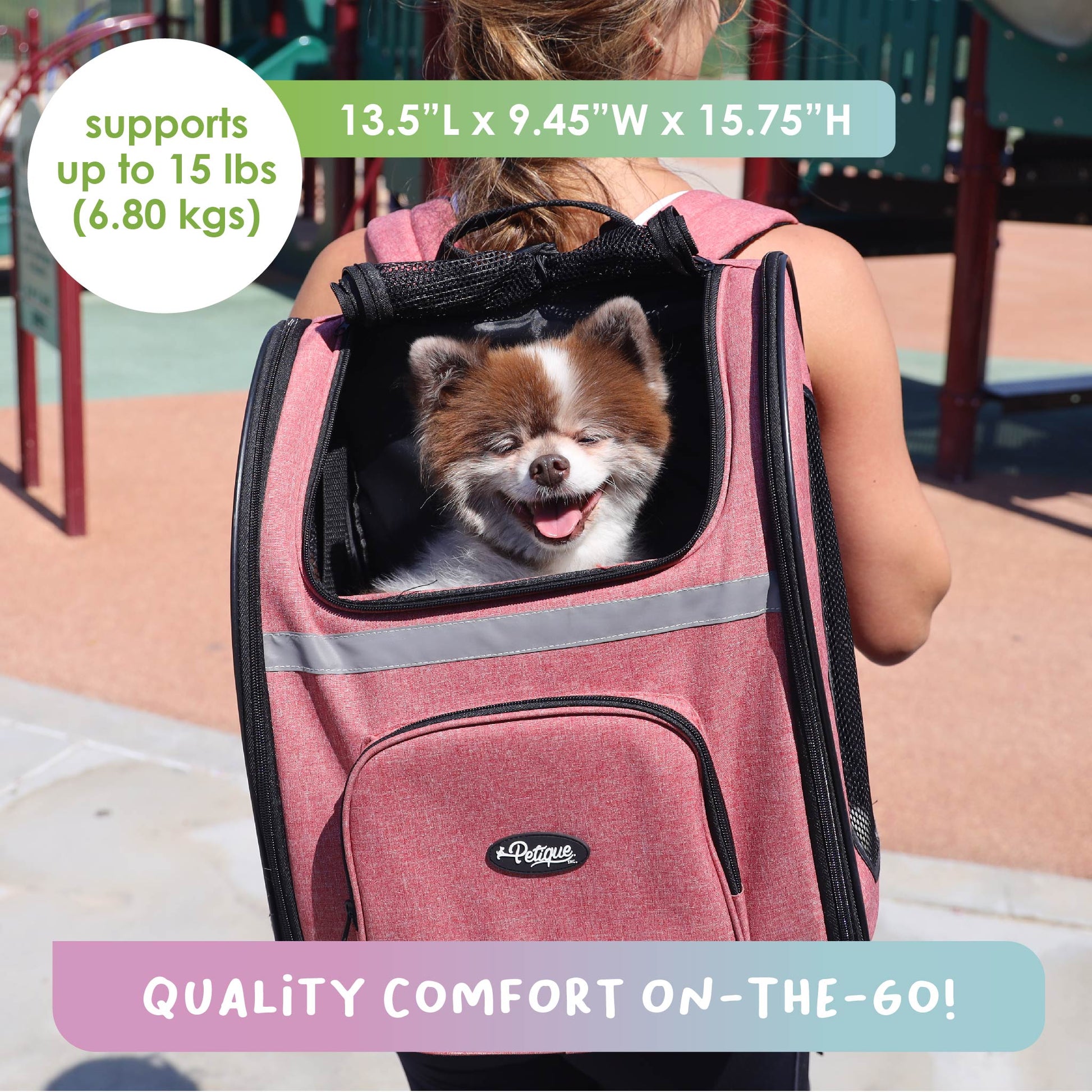 Petique 5-in-1 Travel Pet Carrier (Pet Carrier Only) for Dog/Cat/Small  Animal – Petique, Inc.