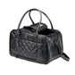Lux Pet Carrier - BLACK, High quality durable faux leather 3 carrying options, Travel Friendly, Ventilation for Dogs/Cats/Pets up to 25 LBS