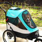 Trailblazer Pet Jogger/Stroller, Bike Trailer, Shock Absorbing Bike Wheels, Large Entry Way, Peek-a-boo Window, Small/Medium/Large Dogs, Cats and Pets, Supports up to 77LBS