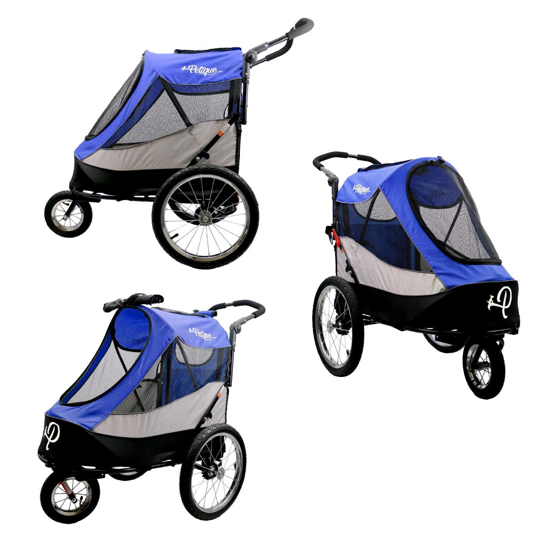 blue trailblazer pet jogger atlas different views