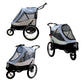 space gray trailblazer pet jogger different positions