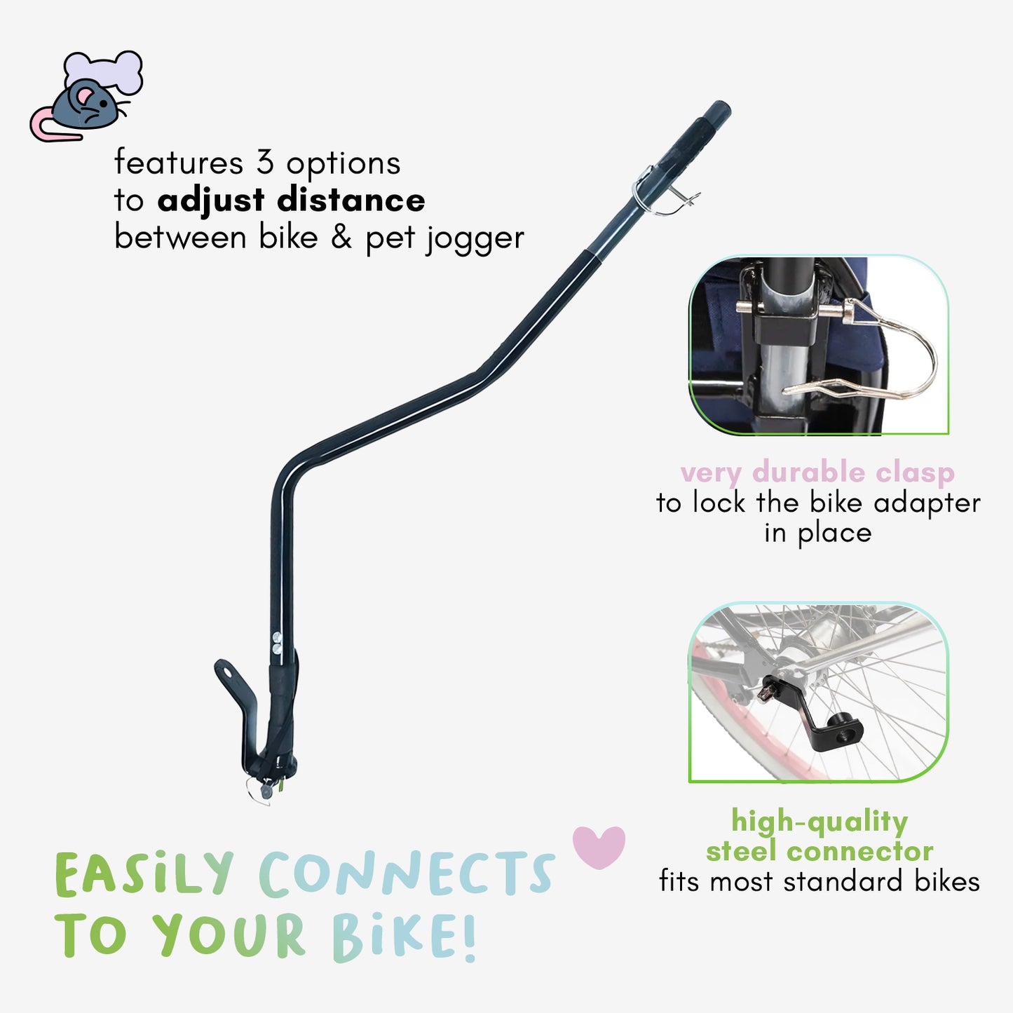 Bike Adapter (ONLY for All Terrain Pet Jogger, Breeze Pet Jogger, and Trailblazer Pet Jogger)