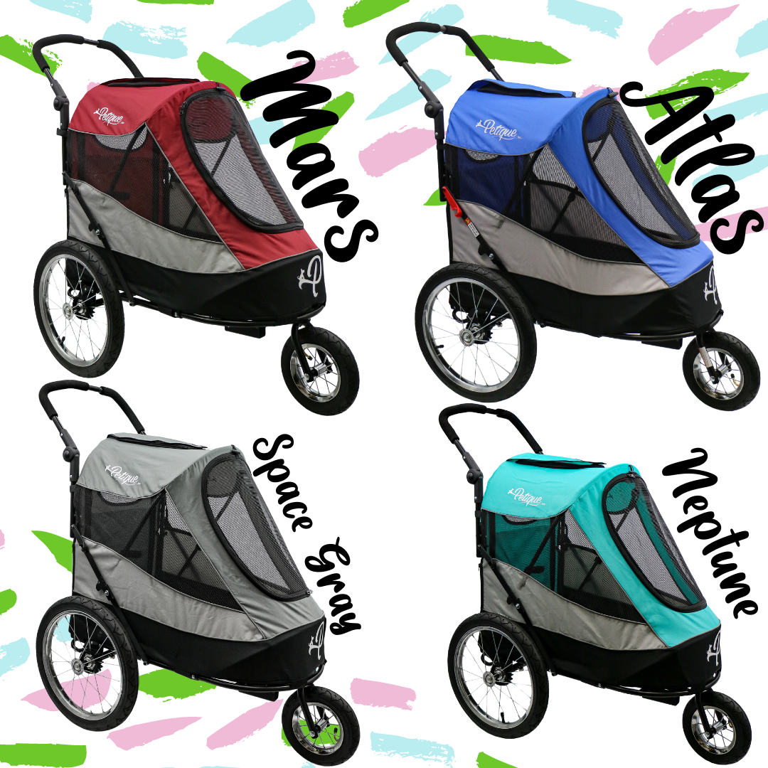 3 in 1 Trailblazer Pet Jogging Stroller Bike Trailer Bundle