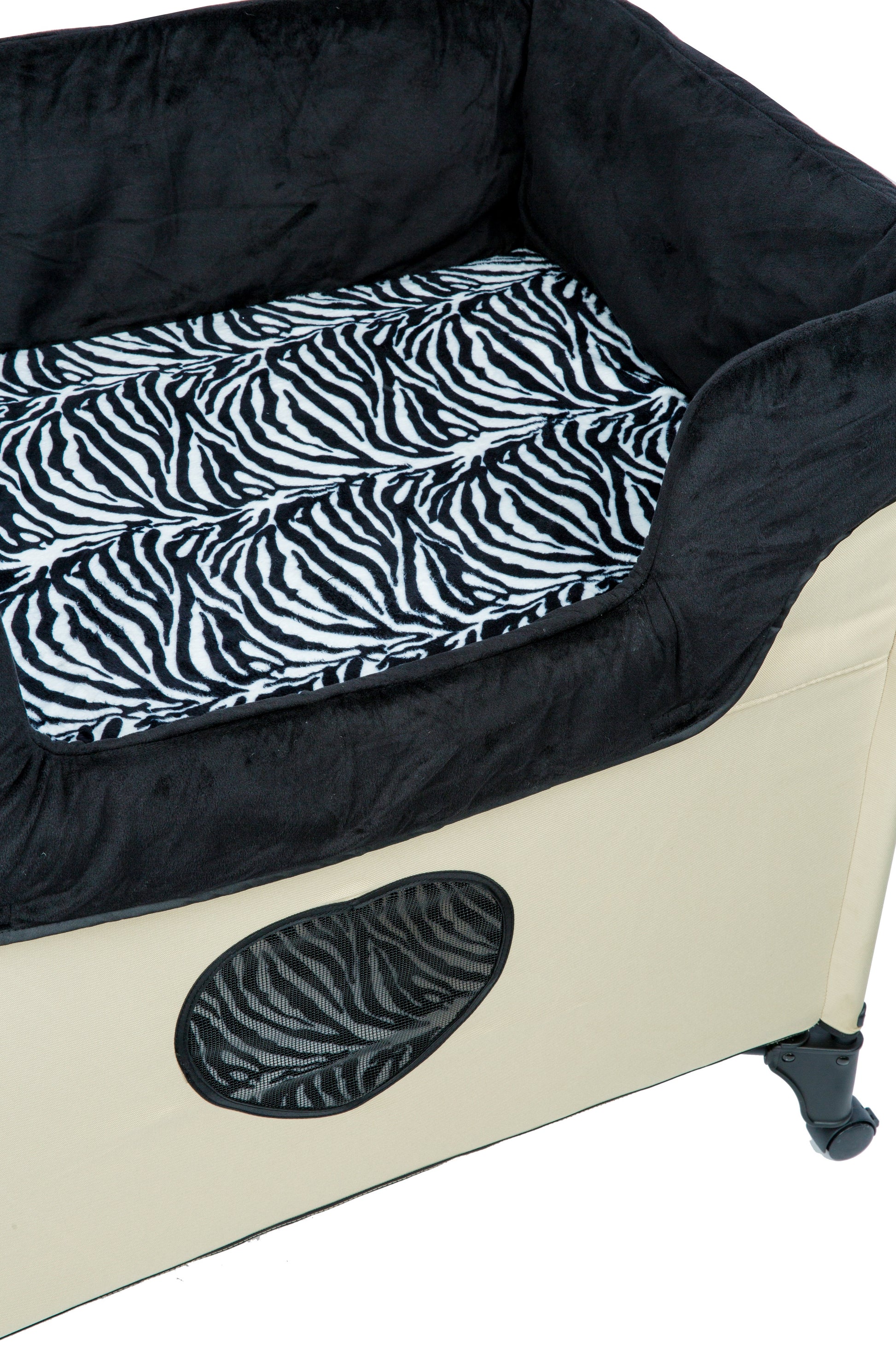 zebra dog bed