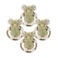 Hula Hemp Rope Koala Dog Toy: Fun Squeaker in Head, Stimulates Pets Mentally & Physically, Tough Hemp Rope for Holding, Fetching, & Tug of War, Non-Toxic, Cleans Teeth, Variety of Textures, for Pets