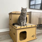 Cat Scratch patio feline villa