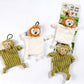 Mini Flying Hemp Monkey and Lion Dog Toys: Fun Squeaker & Crinkle Material, Engages Pets for Chewing, Playing & Fetching, Non-Toxic, Variety of Textures, CE Certified, for Pets