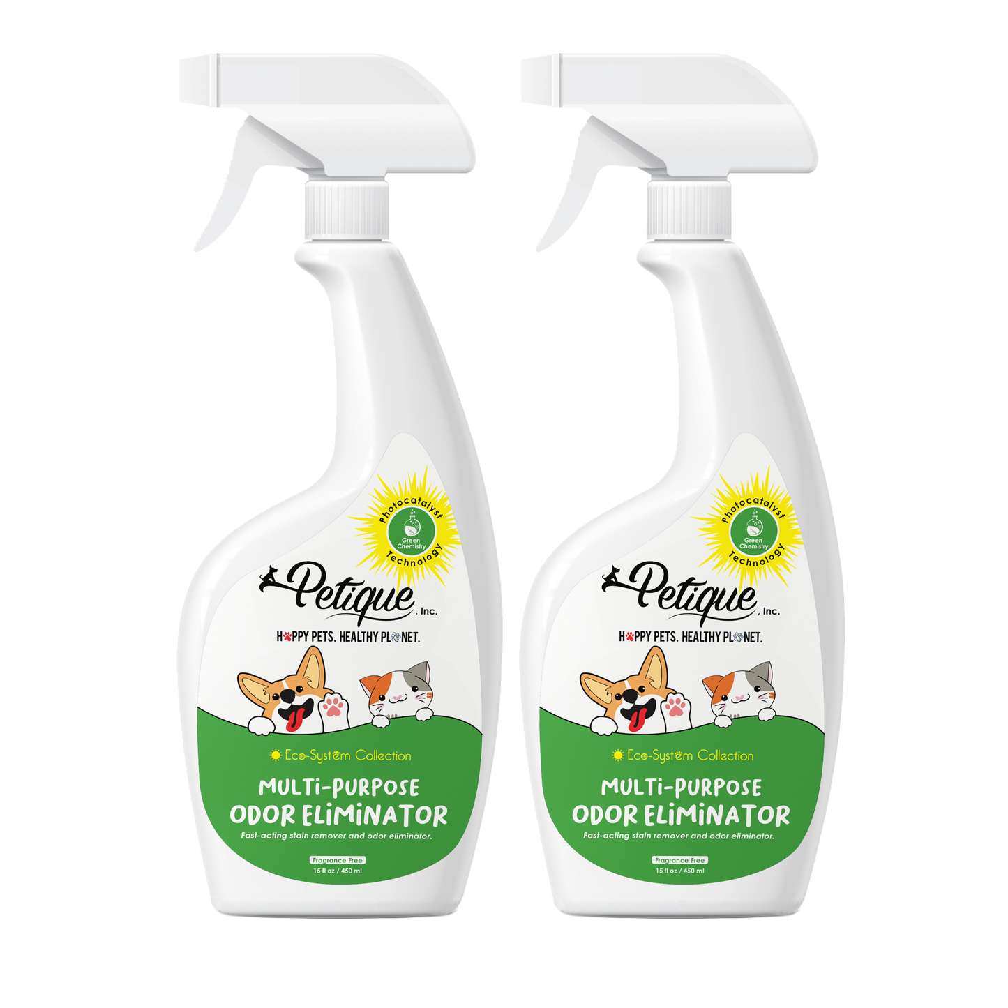 eliminate odors and stains with the multi-purpose odor eliminator