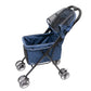 malibu dog cat pet stroller wagon blue