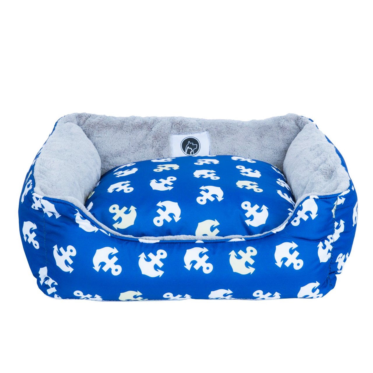Reversible Small Anchors Away Pet Bed 