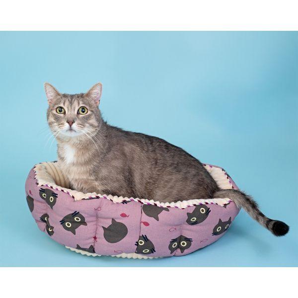 Petique Non-toxic, Hypoallergenic Comfy Mat Pet Bed for Dog/Cat