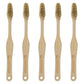 5 small bamboo pet toothbrush