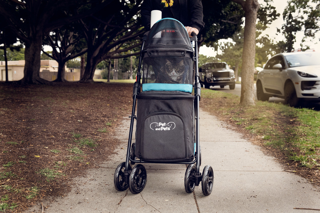 petique dog cat pet stroller