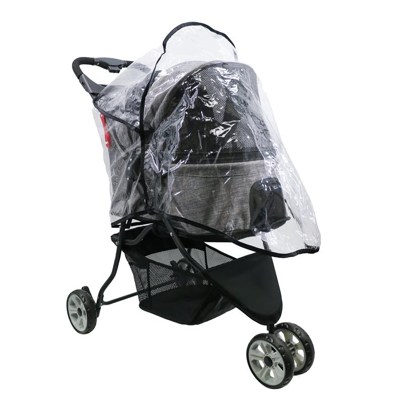 rain cover on glacier pet stroller