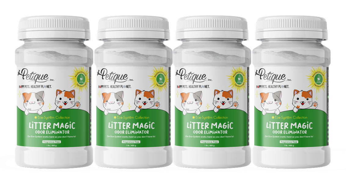Litter Magic Odor Eliminator: Safe & Non-Toxic Green Chemistry Formula, Extends Litter Life, Kills Strong Odors Fast, for Cats