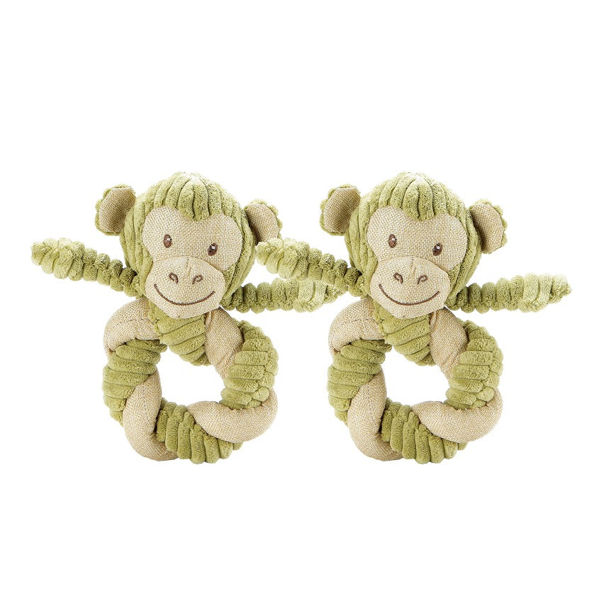 Hemp Monkey Twist Dog Toy