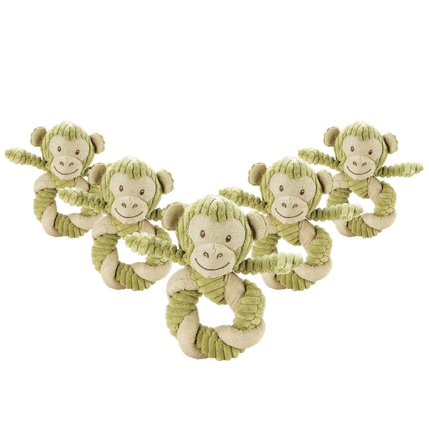 Hemp Monkey Twist Dog Toy