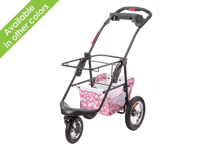 5-in-1 pet stroller pink