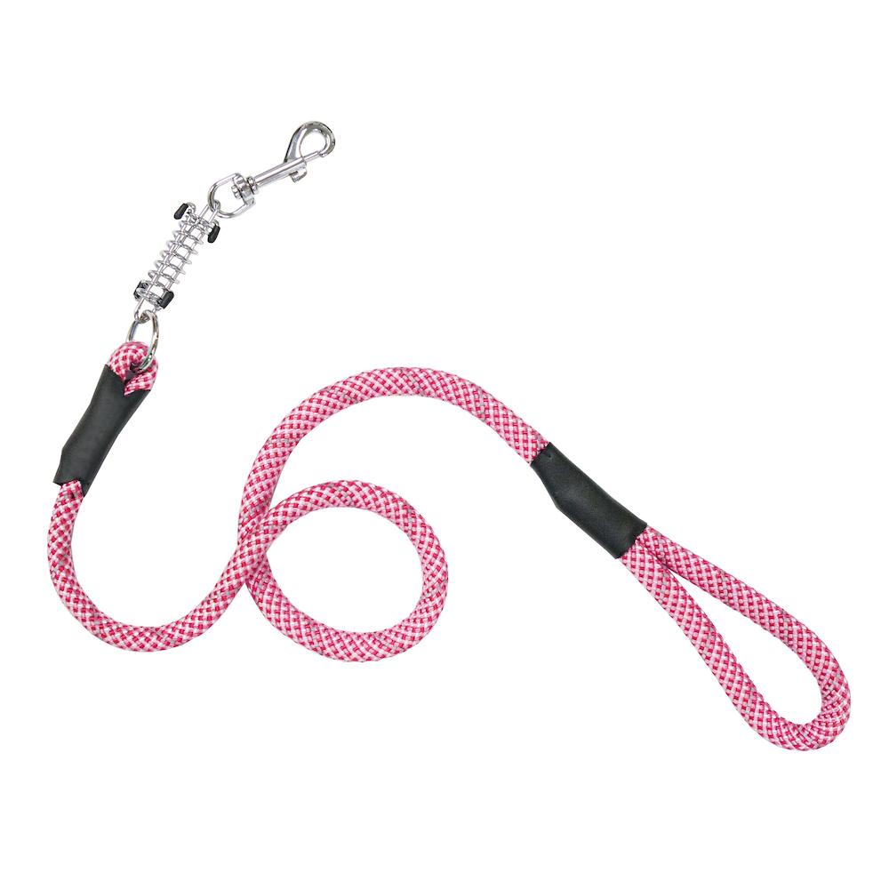 Pink Shock Absorbing Reflector Leash